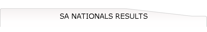 SA NATIONALS RESULTS